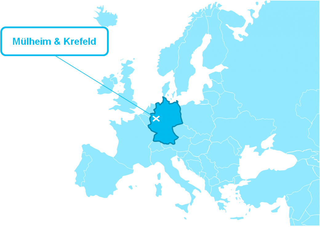 Germany - Europe 1860 Map Blank Clipart (1040x736), Png Download