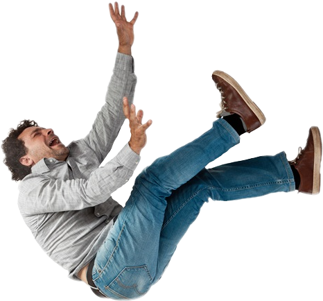 #ftestickers #people #man #falling - Falling Man Clipart (466x434), Png Download