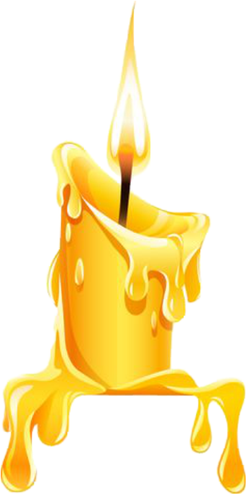 Candles Vector Yellow - Candle Clipart Png Transparent Png (1281x721), Png Download
