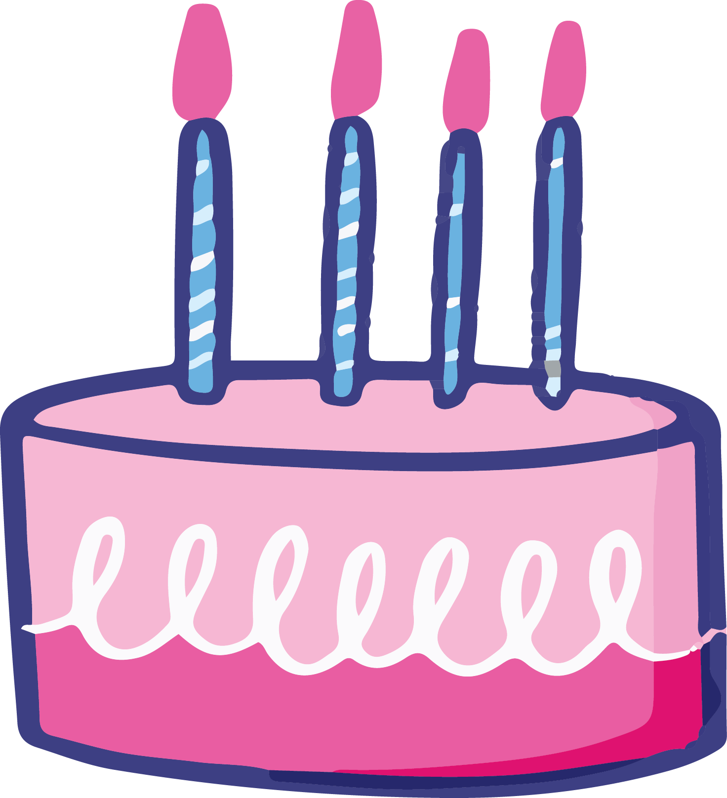 Cakes - Birthday Cake Clipart (1472x1616), Png Download