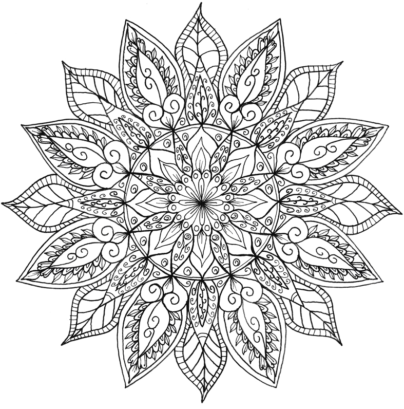 Mandala Png Pic - Mandala Floral Png Clipart (800x803), Png Download