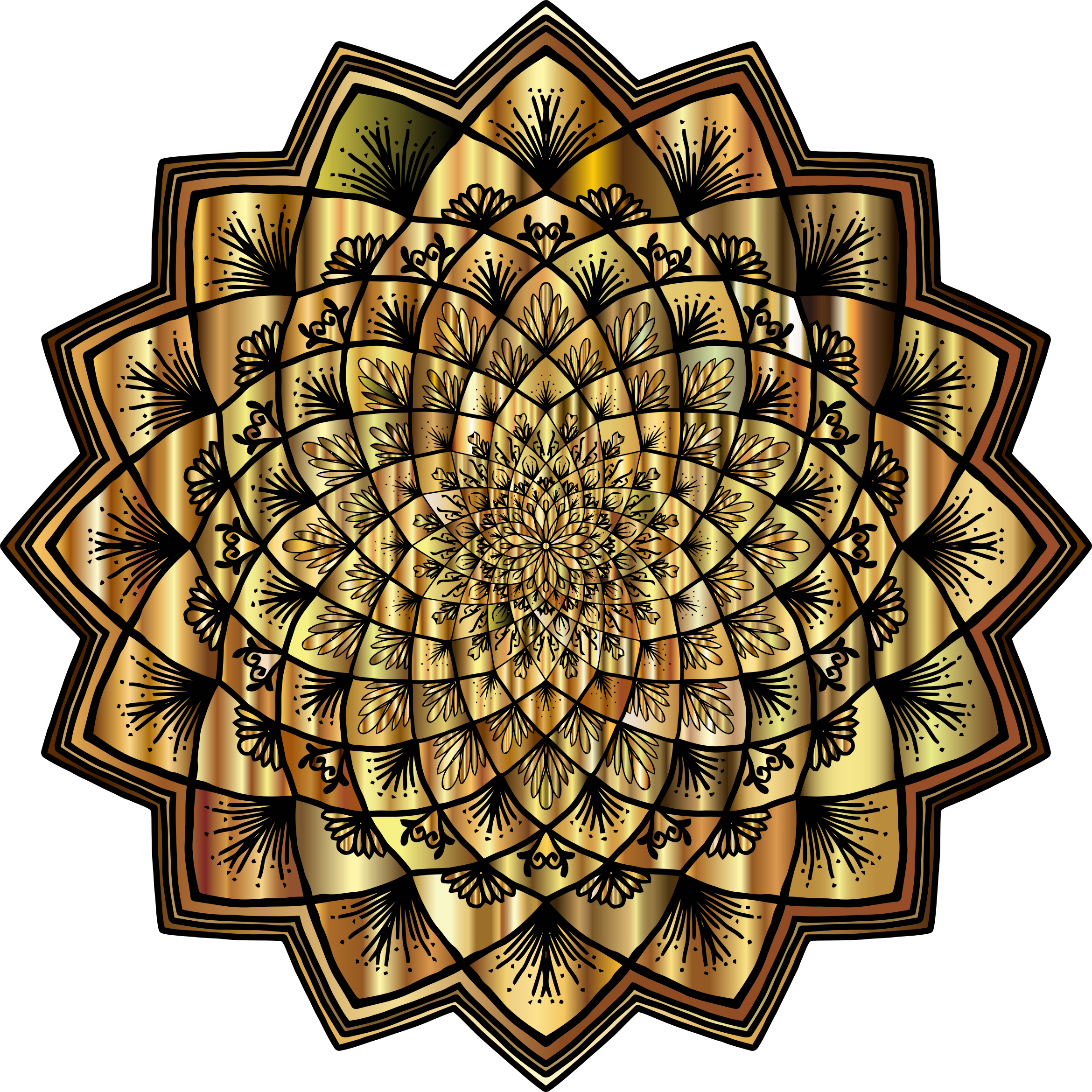 Download This Free Icons Png Design Of Prismatic Floral Mandala
