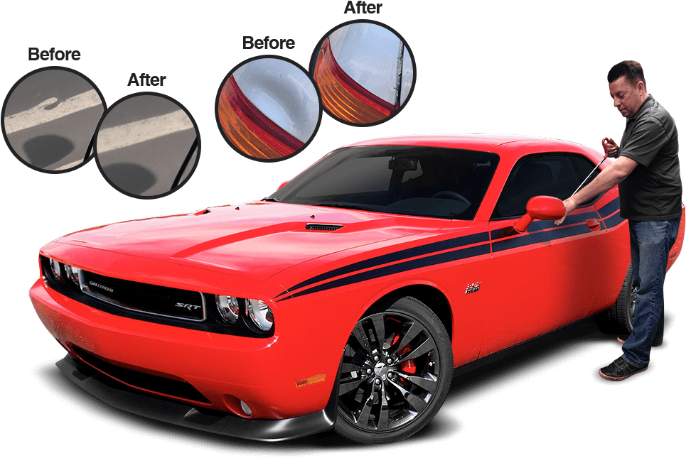 Paintless Dent Repair Training, Tools, Equipment, And - Paintless Dent Removal Png Clipart (1031x650), Png Download