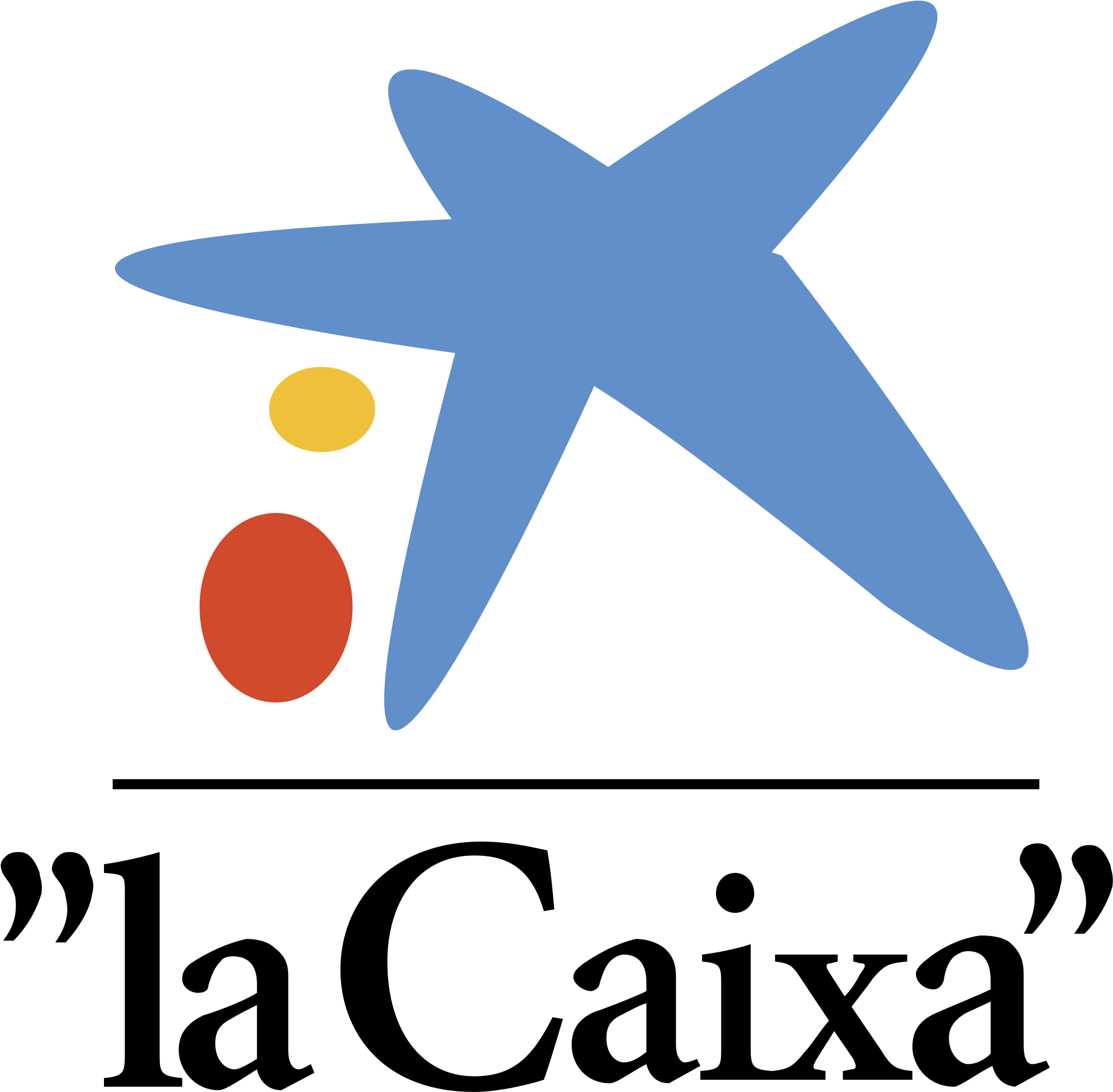 La Caixa Logo Png Transparent - La Caixa Clipart (2400x2400), Png Download