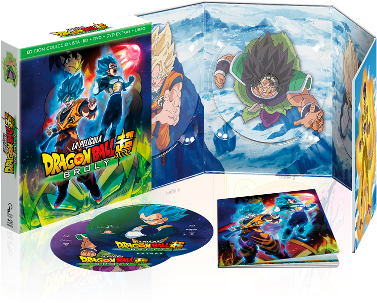Anunciada La Edición Coleccionista De "dragon Ball - Dragon Ball Super Broly Blu Ray Clipart (800x645), Png Download