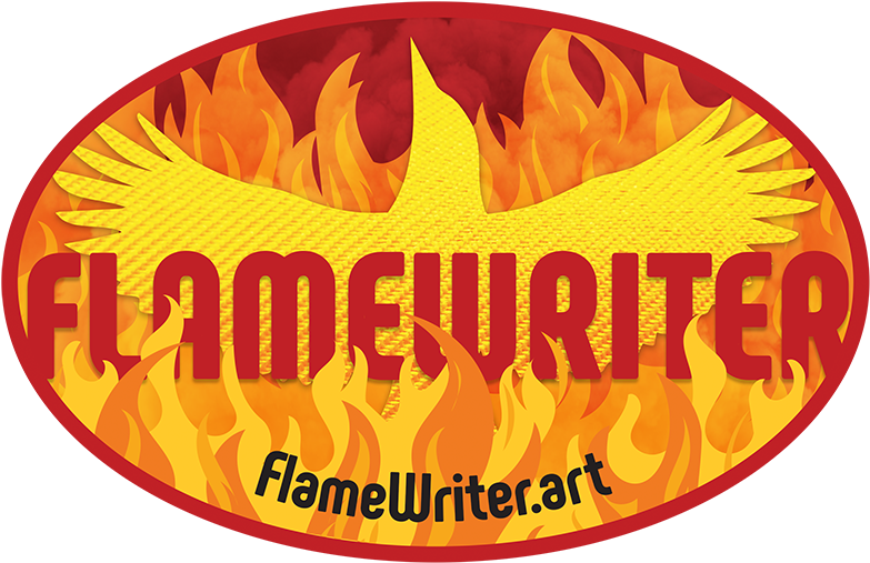 Artist Producing Fire Art, Festival Art & Installations - Emblem Clipart (800x522), Png Download