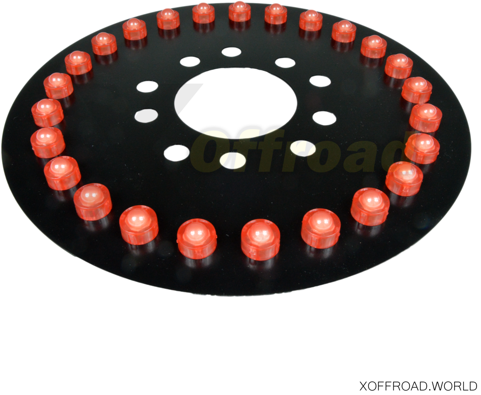 Led Spare Tire Third Brake Light Ring - Circle Clipart (1000x1000), Png Download
