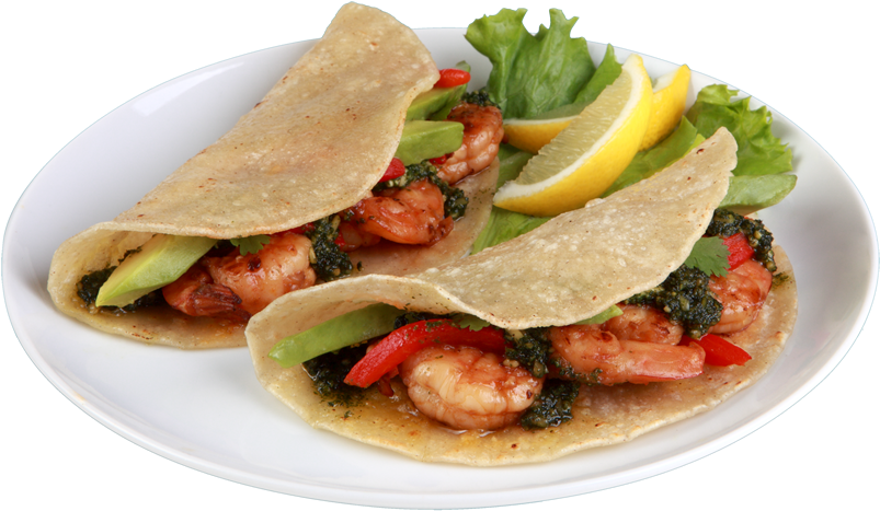 Dinner Tia Rosa - Taco On Plate Png Clipart (936x561), Png Download