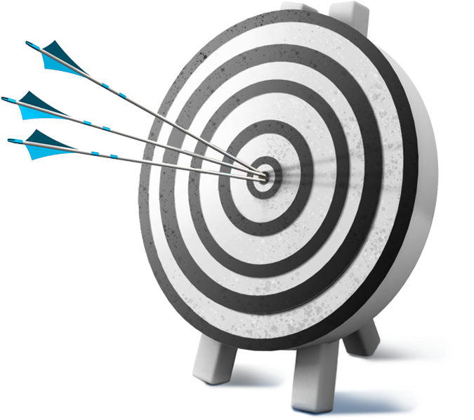 Products - Target Archery Clipart (700x715), Png Download