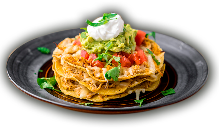El Suriano - Crunchy Tostada Clipart (700x455), Png Download