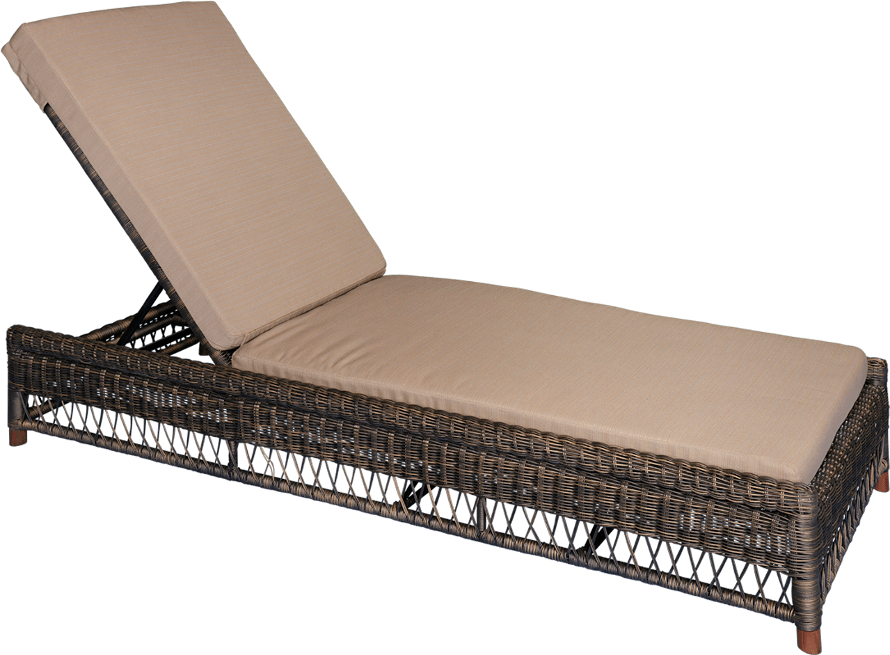 Vintage Chaise - Sunlounger Clipart (1920x1440), Png Download