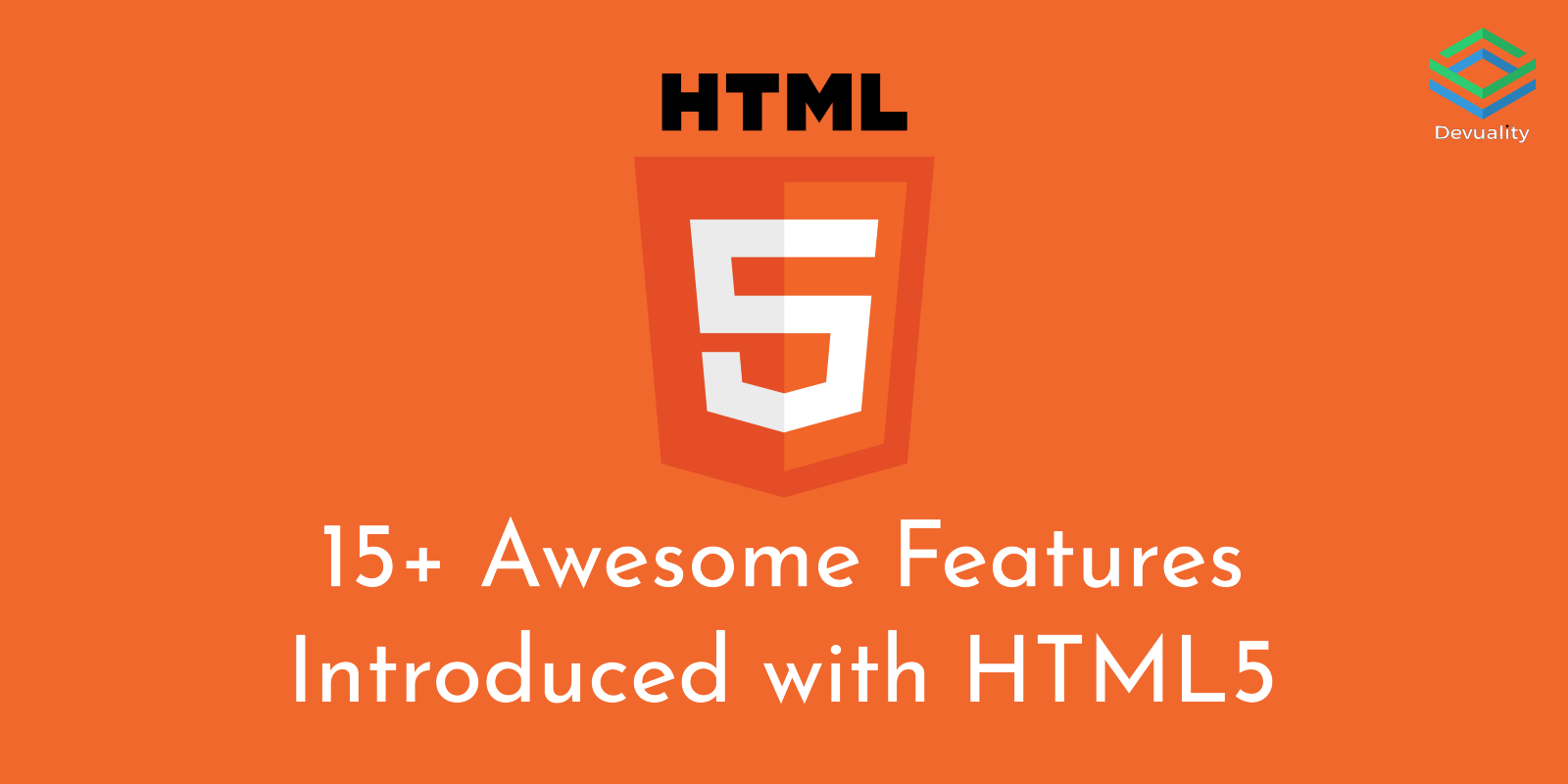 Time Since The Newest And Current Version Of Html Came - Html 5 Clipart (1600x800), Png Download