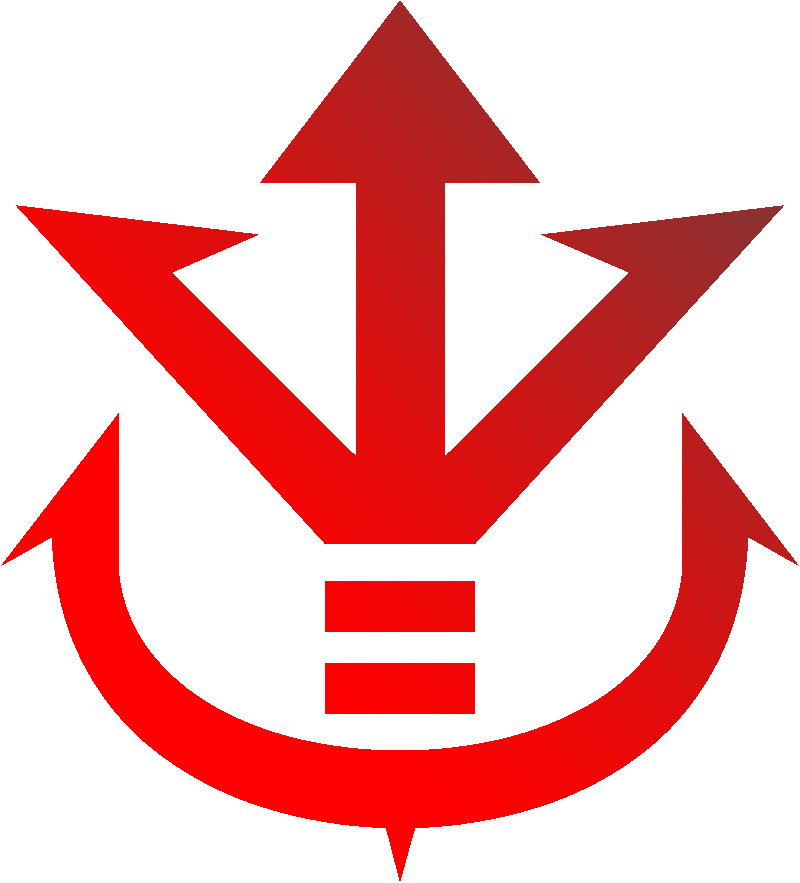 Saiyan Royal Family Symbol - King Vegeta Clipart (800x883), Png Download