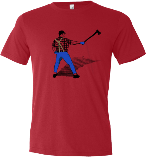 A Man With An Ox In The Batters Box - T-shirt Clipart (566x566), Png Download