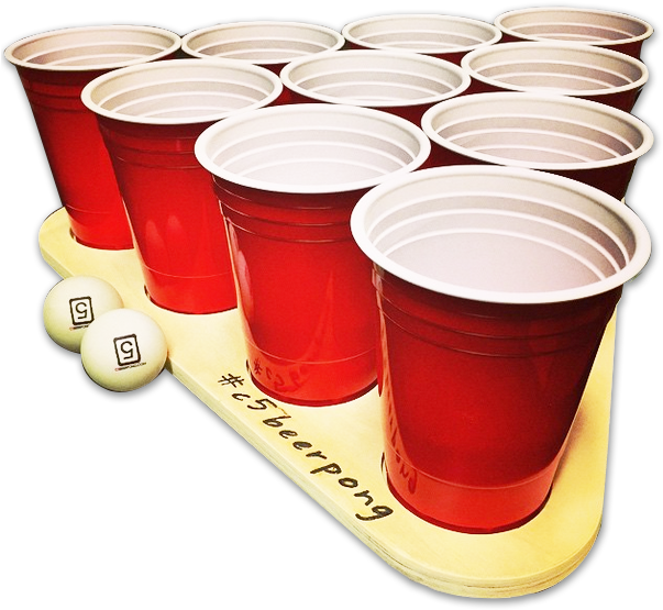 Picture Freeuse Download Beer Pong Clipart - Beerpong Png Transparent Png (603x555), Png Download