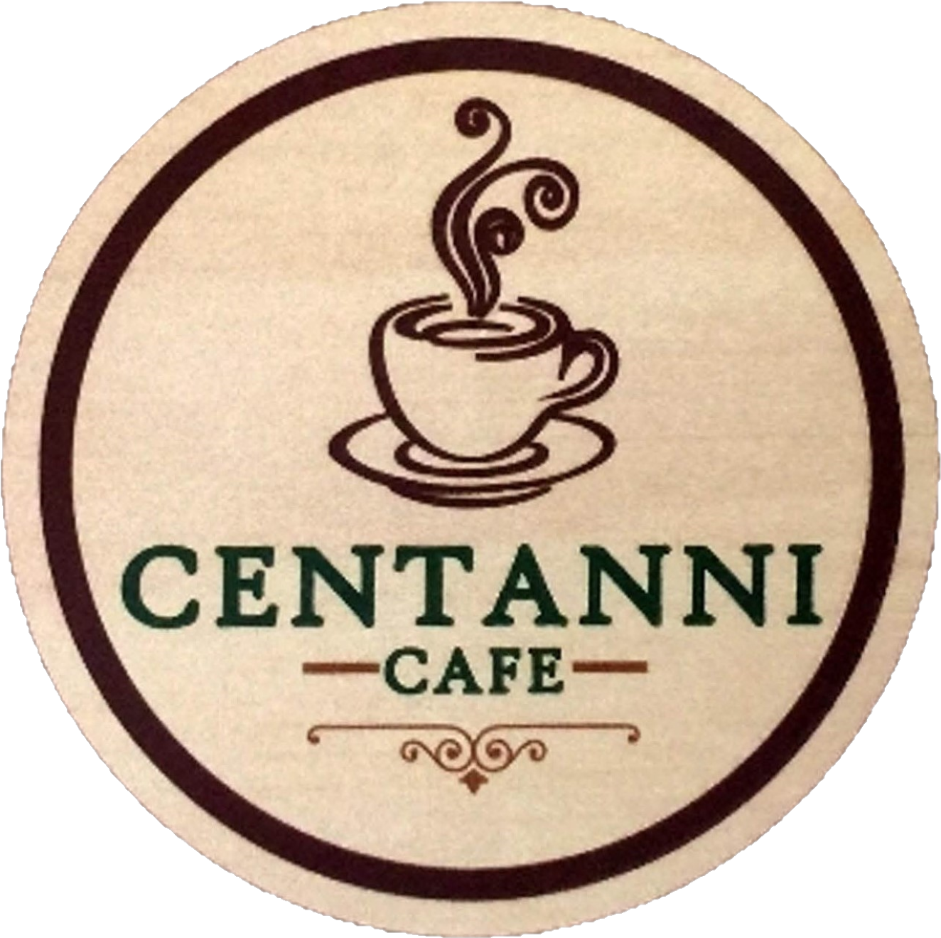 Centanni Cafe Menu - Emblem Clipart (1349x1349), Png Download