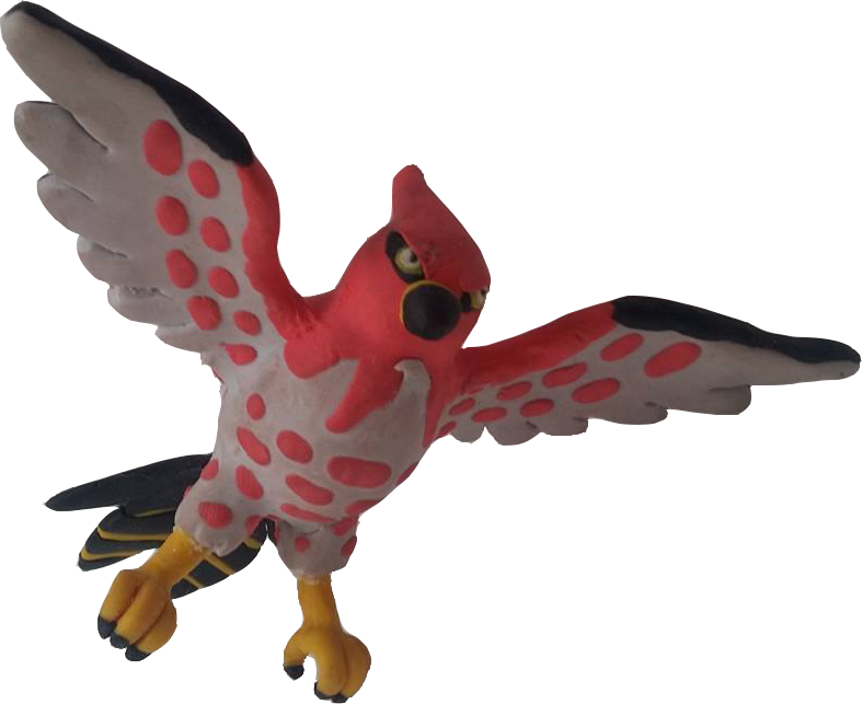 Pokemon Toy, Peregrine Falcon, Parrot, Parrot Bird, - Kite Clipart (787x643), Png Download