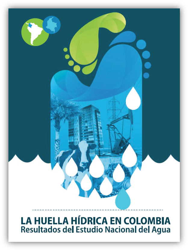 La Huella Hídrica En Colombia, Resultados Del Estudio - Huella Hidrica Colombia Clipart (634x840), Png Download