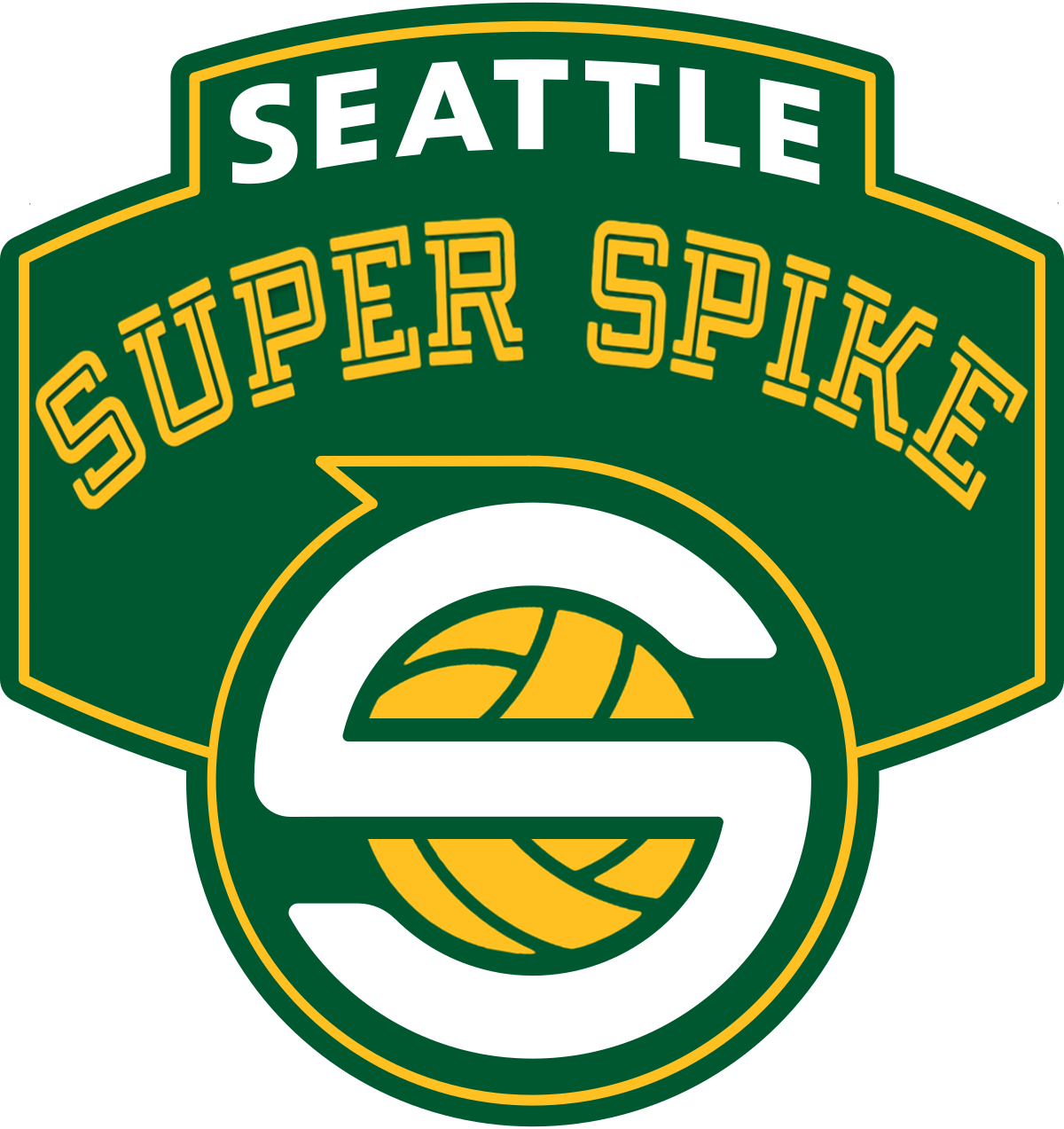 *new Format* Seattle Super Spike - Seattle Supersonics Clipart (1200x1273), Png Download