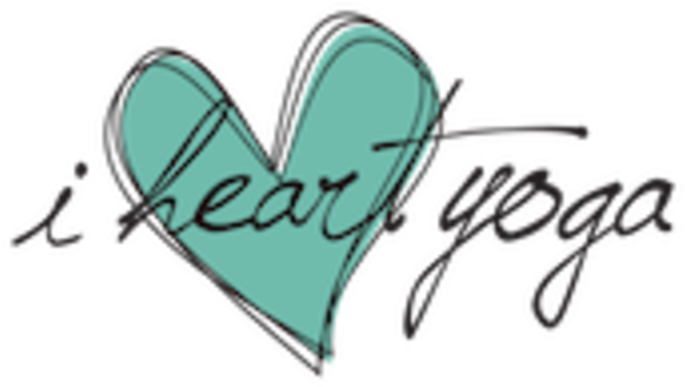 I Heart Yoga Logo - Heart Clipart (800x400), Png Download