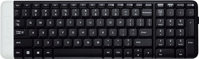 Logitech K230 Wireless Keyboard Clipart (652x560), Png Download