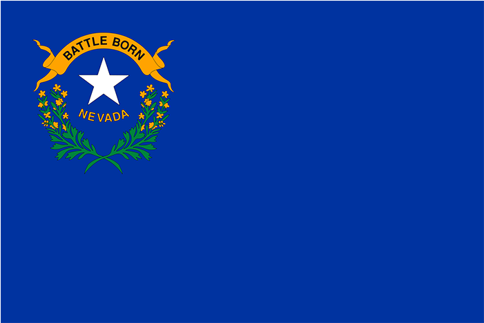 Nevada State Flag Clipart (800x600), Png Download