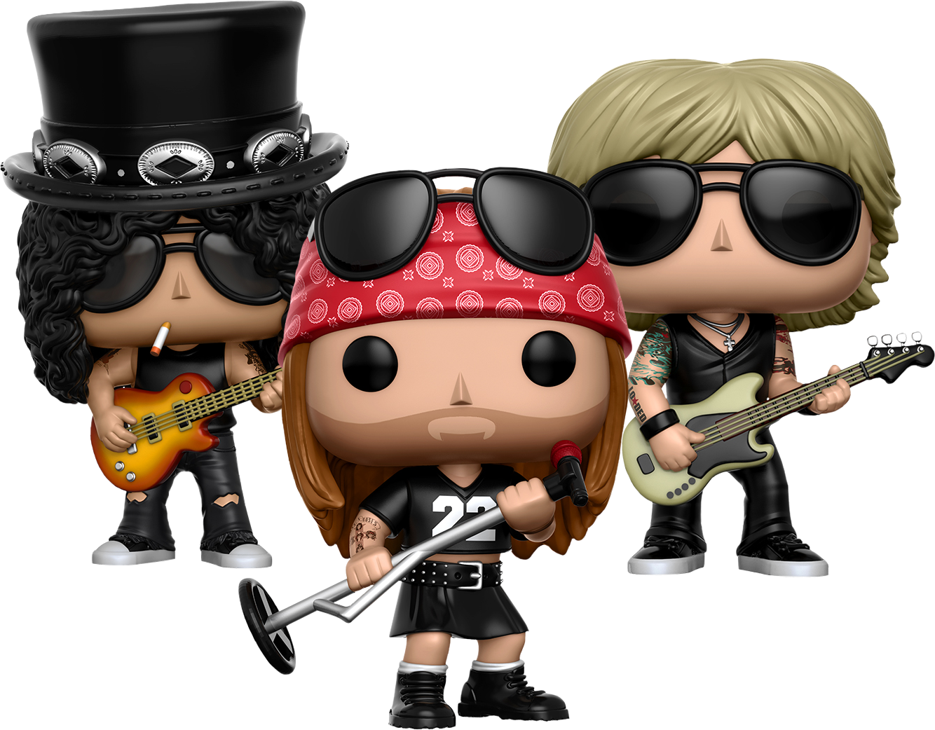 Guns - Guns N Roses Funko Clipart (1334x1042), Png Download