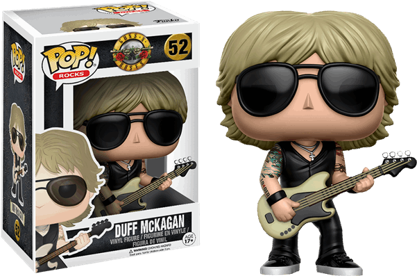 Pop Vinyls - Funko Pop Duff Mckagan Clipart (600x600), Png Download