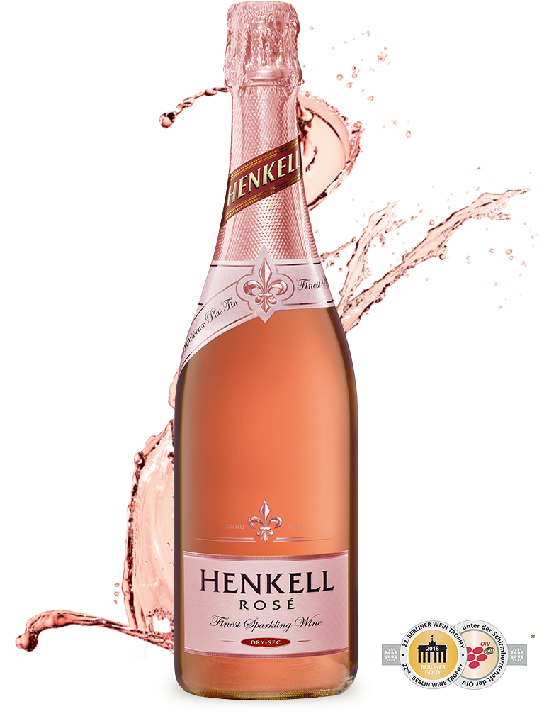 Henkell Rosé - Champagne Henkell Clipart (800x1033), Png Download