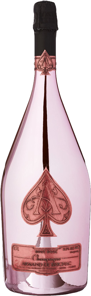 Armand De Brignac Rose Champagne - Glass Bottle Clipart (1000x1000), Png Download