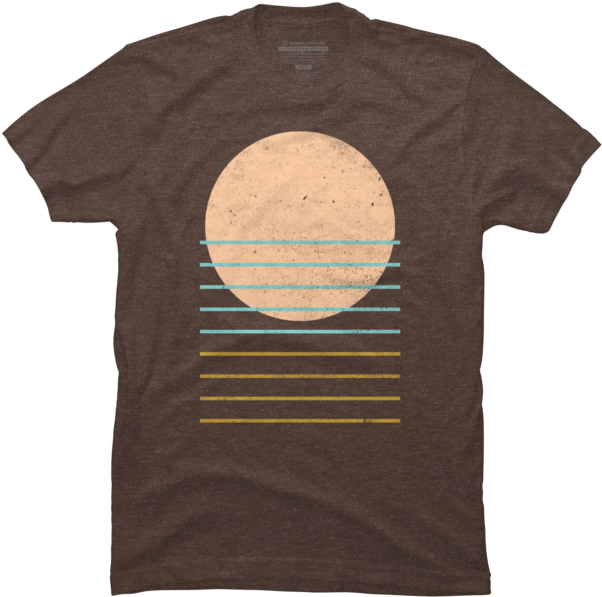 80s Sunset - Z House Merch Clipart (650x650), Png Download