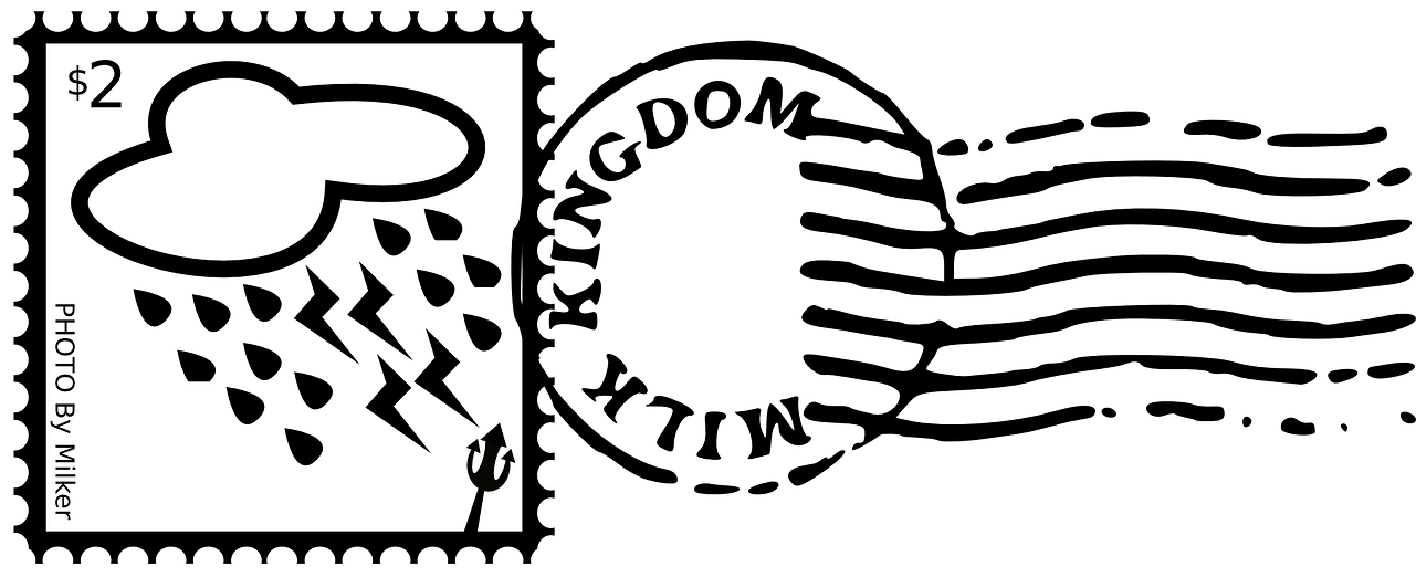 Stamp Postage Letter Post Card Png Image - Clip Art Postage Stamps Transparent Png (1280x640), Png Download