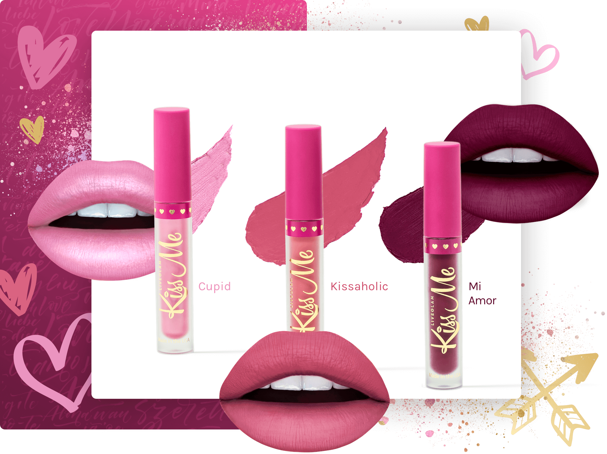 Liveglam February 2019 Kissme Shades - Lip Gloss Clipart (1978x1480), Png Download