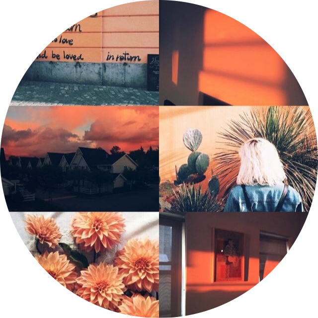 Fullsize Of Orange Aesthetic Tumblr Charlotte Name Aesthetic Clipart