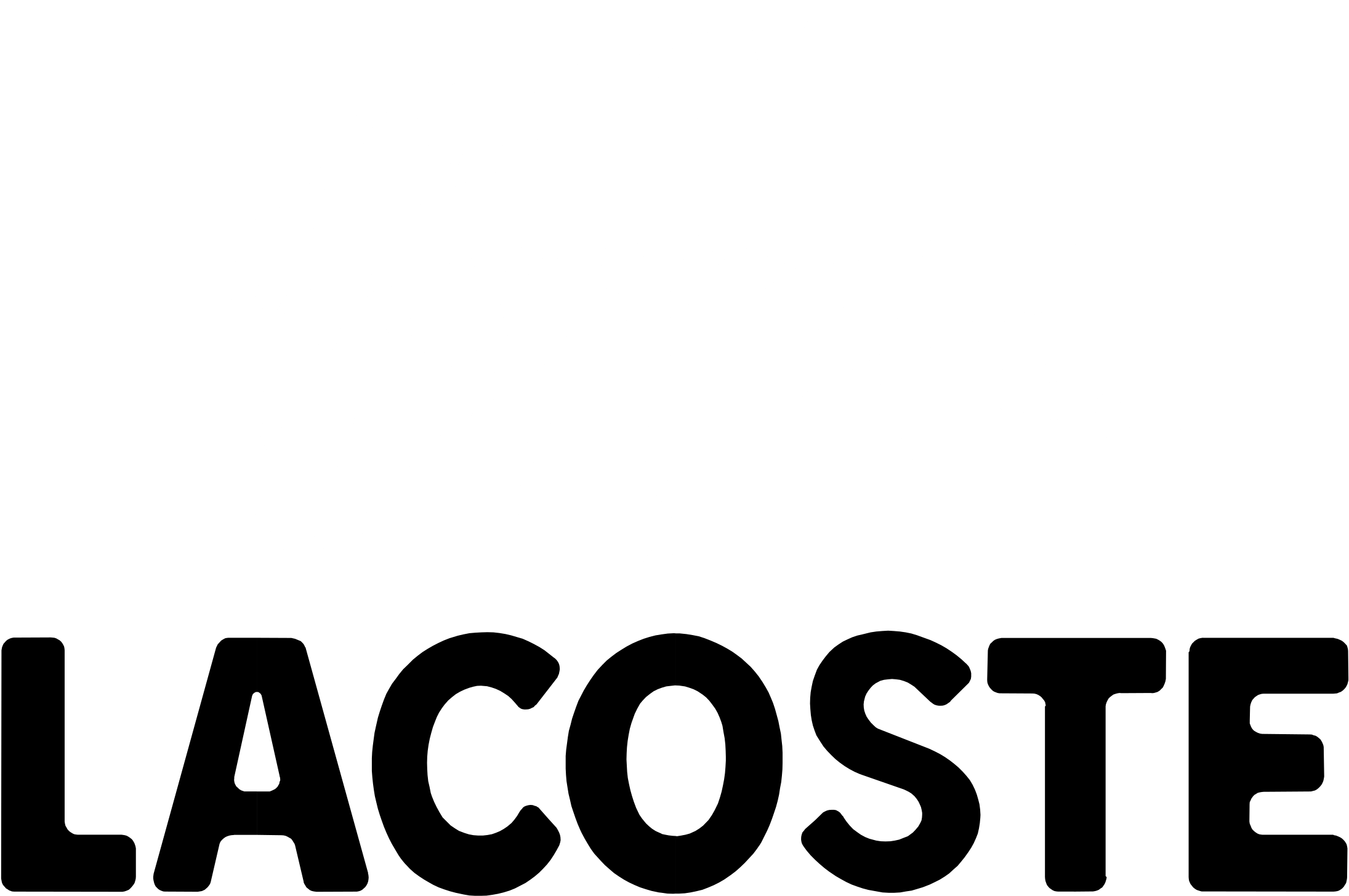 Lacoste Logo Png - Lacoste Logo White Png Clipart - Large Size Png 