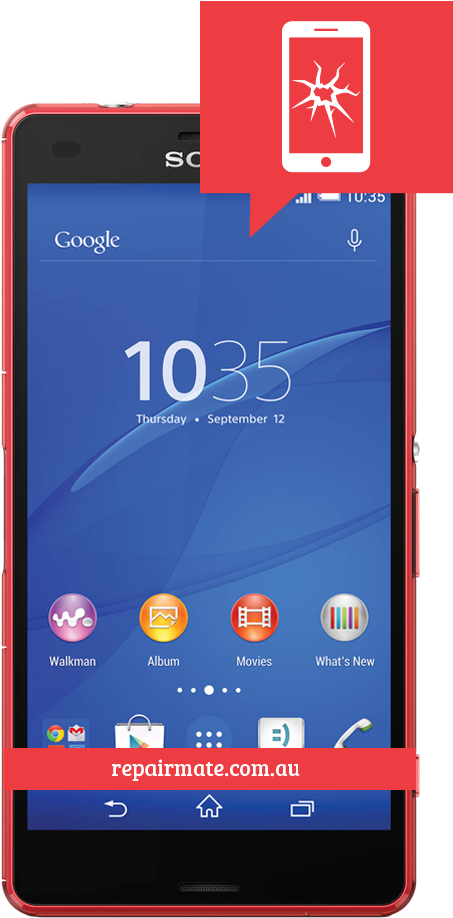 This Repair Applies To Sony Xperia Z3 Compact Mobile - Sony Xperia Z4 Price In Ghana Clipart (500x930), Png Download