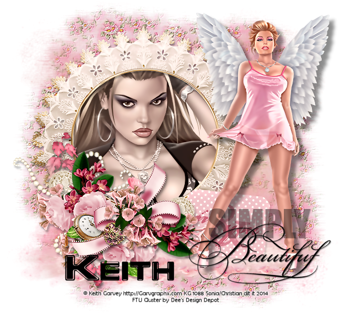 Tag With Keith Garvey Tubes - Angel Clipart (700x700), Png Download