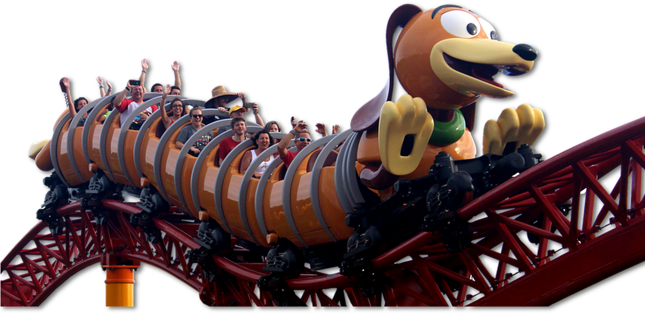 Roller Coaster Clipart - Large Size Png Image - PikPng