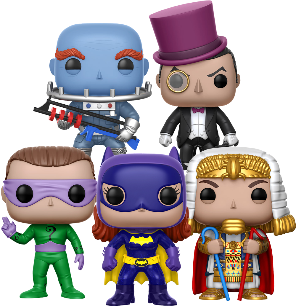 Batman - Pop Vinyl Batman Villains Clipart (1000x1032), Png Download