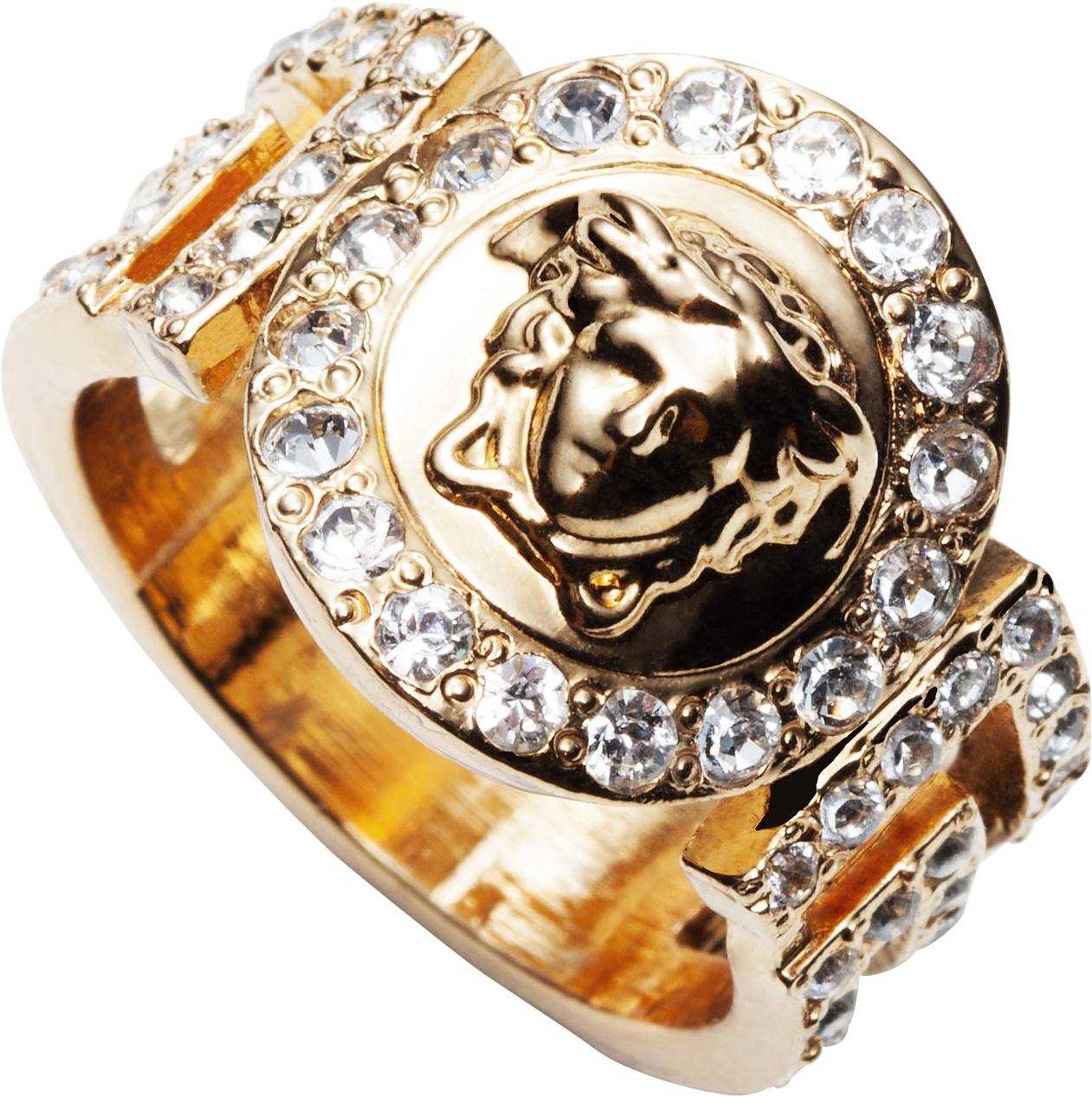 Icon Medusa Ring - Versace Icon Medusa Ring Clipart (1425x2000), Png Download