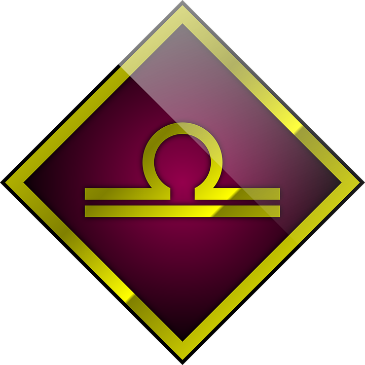Libra Astrology Horoscope Zodiac Sign Symbol Icon - Horóscopo De Libra En Png Clipart (720x720), Png Download