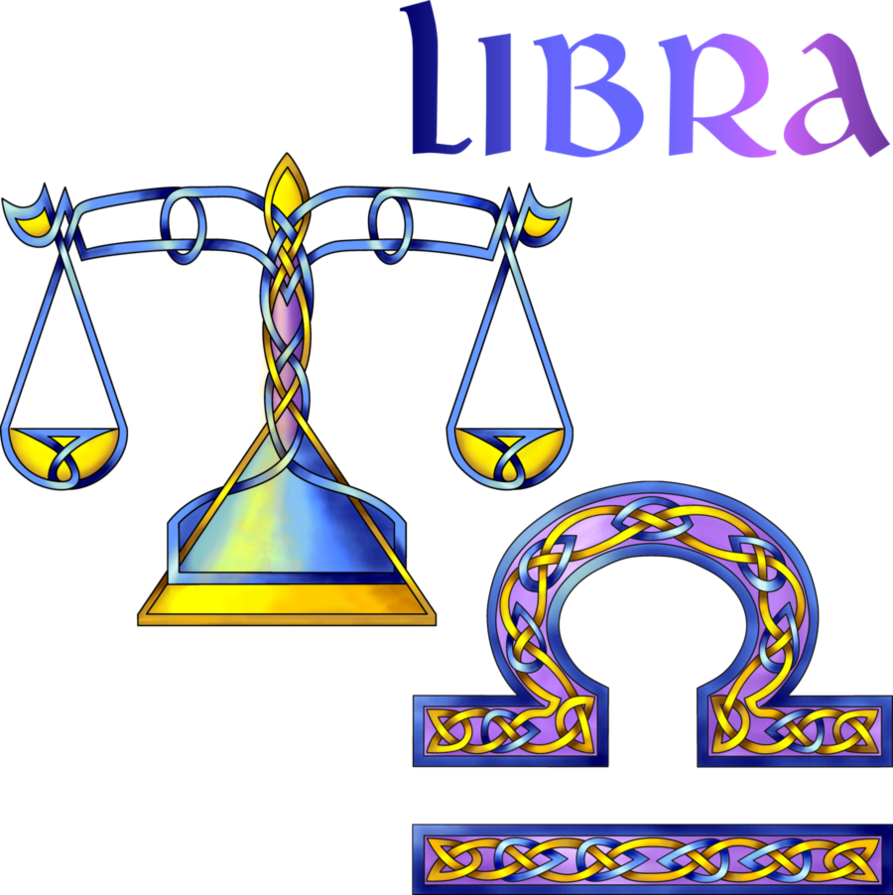 Libra Png - Celtic Knot Libra Clipart (893x895), Png Download