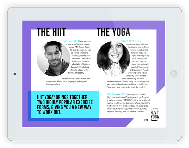 Hiit Yoga - Graphic Design Clipart (980x551), Png Download