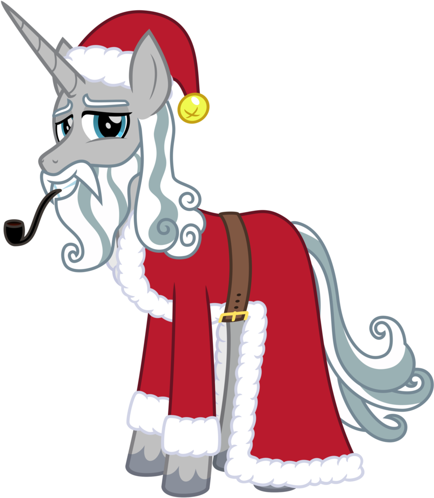 Cheezedoodle96, Belt, Christmas, Clothes, Costume, - Mlp Starswirl The Bearded Christmas Clipart (960x1024), Png Download