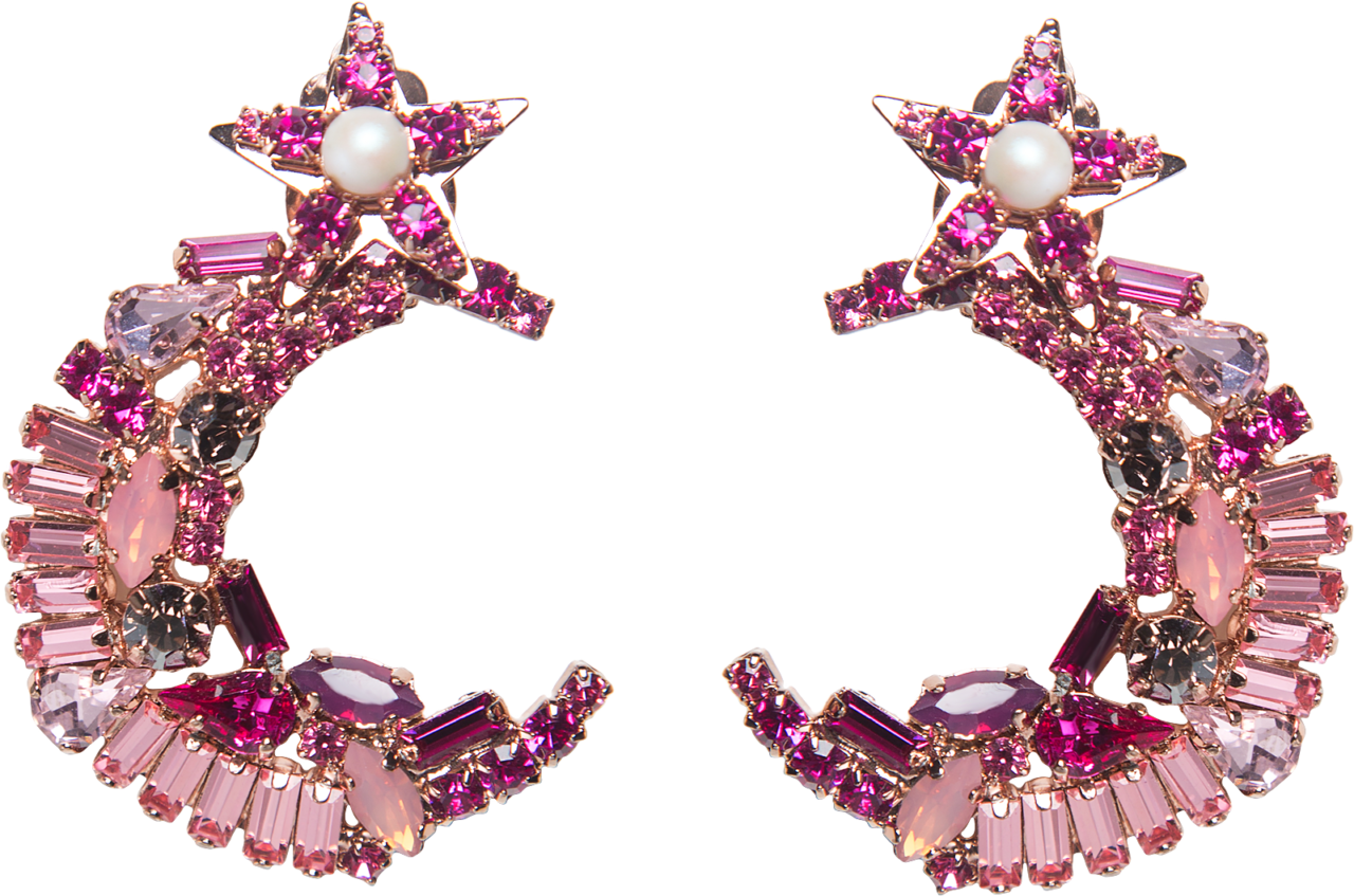 Purple Moon Png , Png Download - Earrings Clipart (1280x847), Png Download