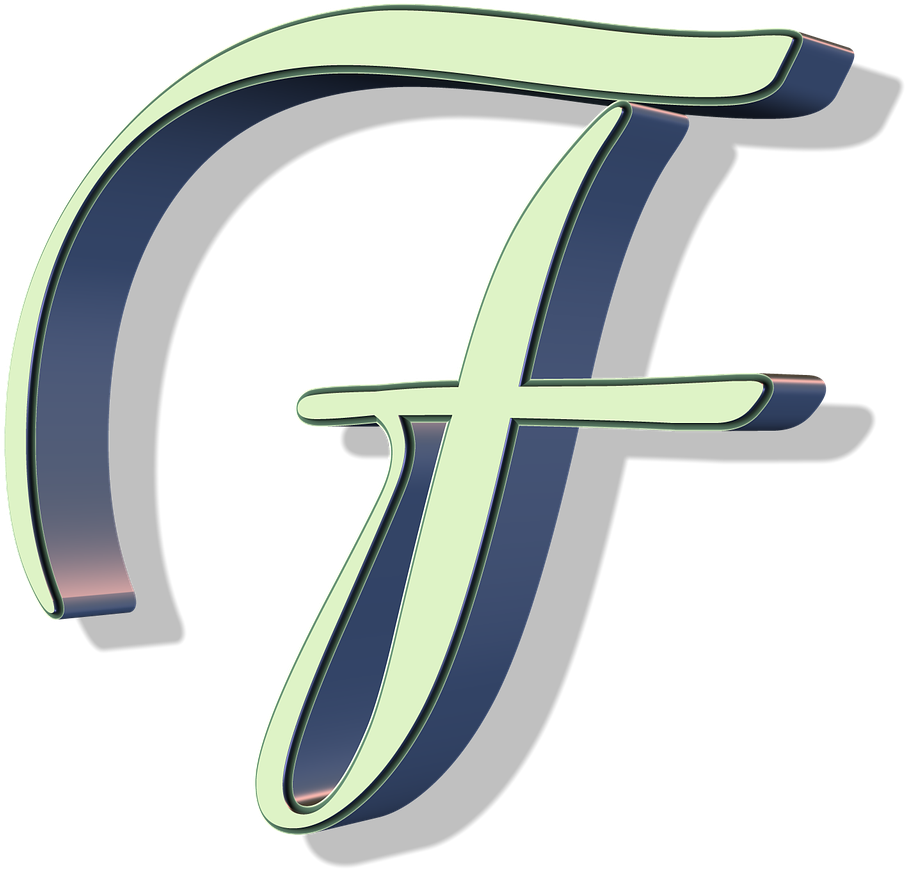 Alphabet Letter Font Fancy Clipart (1280x1280), Png Download