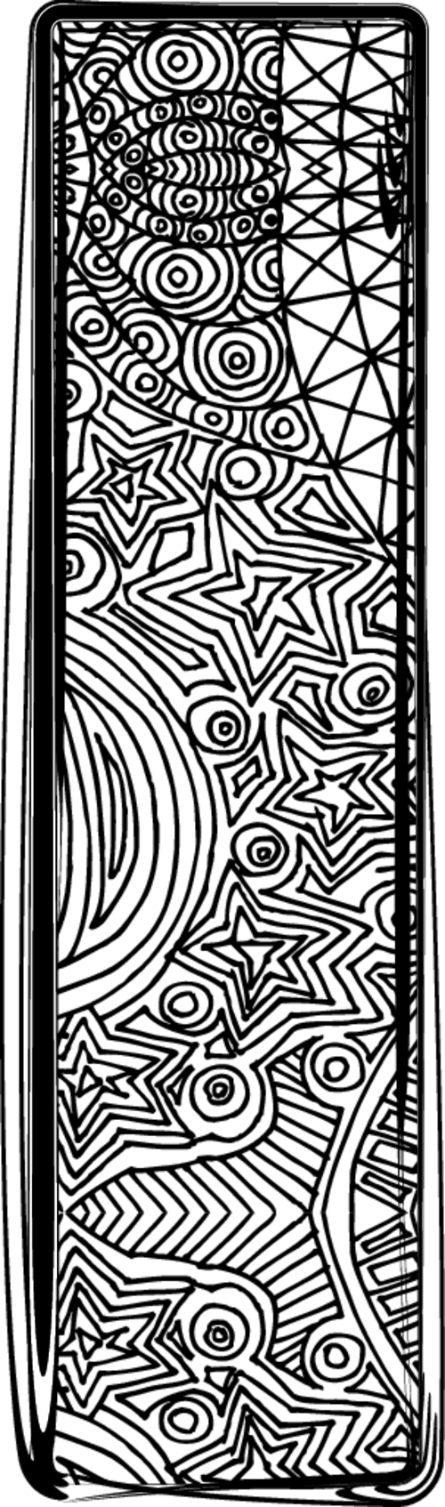 Fancy Letter I - Illustration Clipart (500x1694), Png Download