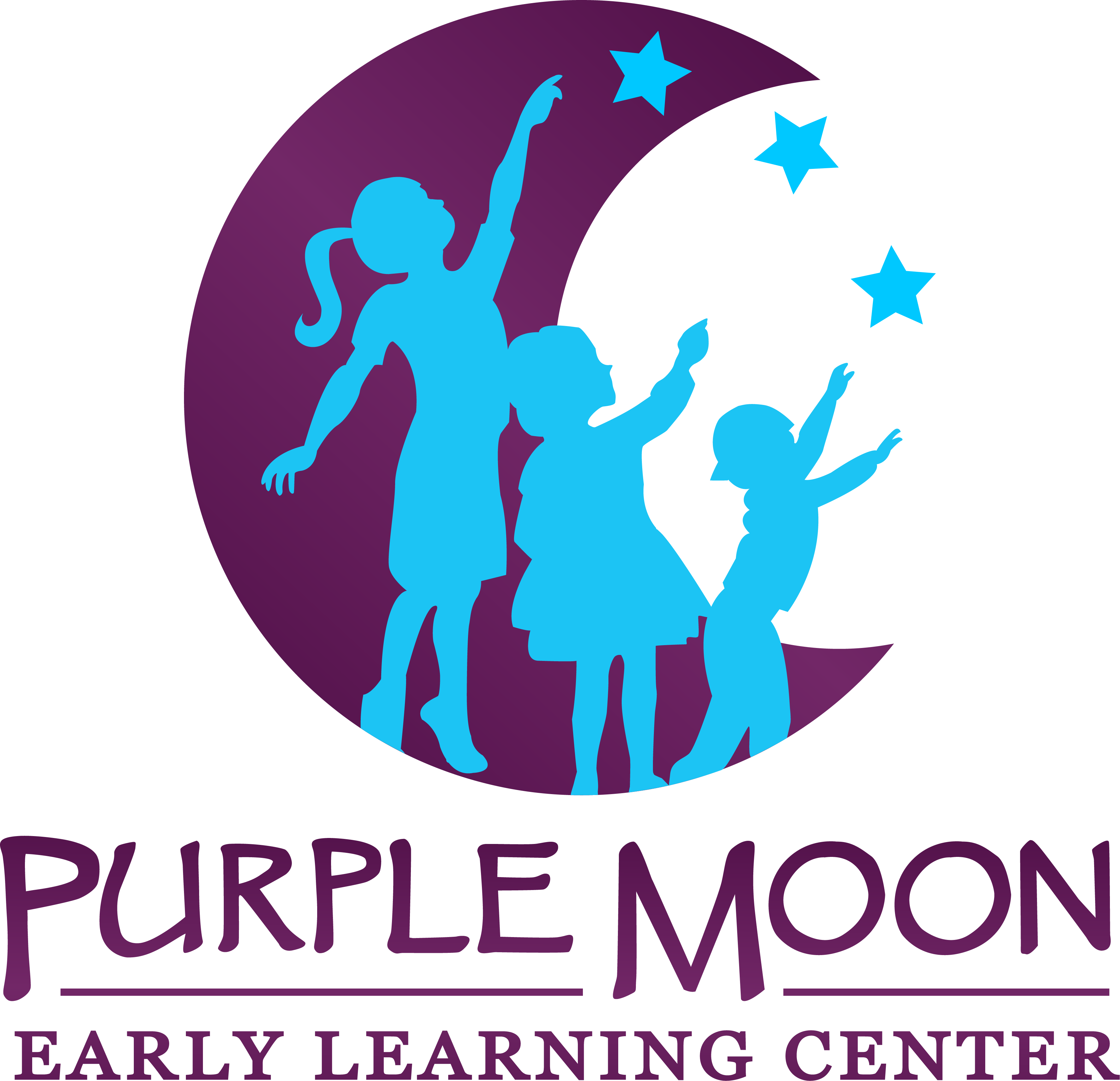 Purple Moon Early Learning Center , Png Download - Graphic Design Clipart (3549x3425), Png Download