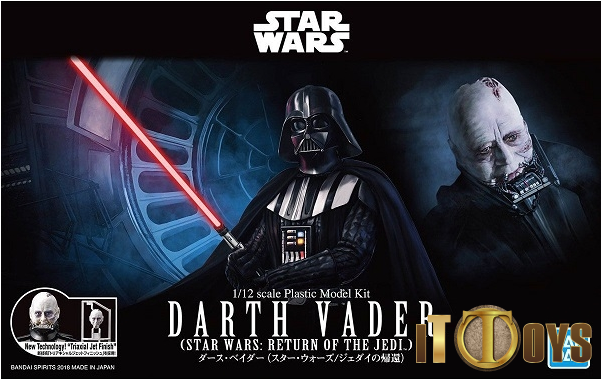Star Wars 1/12 Scale - Bandai Star Wars Darth Vader Model Kit Clipart (600x600), Png Download