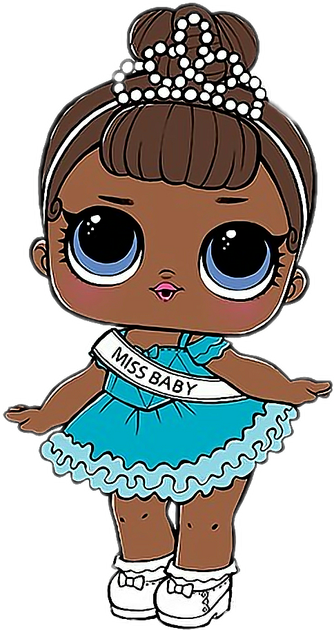 #dollprincess #princess #lolsurprise #lol #loldoll - Lol Dolls Miss Baby Clipart (484x914), Png Download